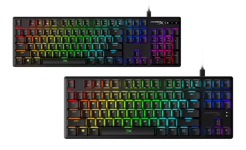 HyperX Now Shipping Alloy Origins Mechanical Gaming Keyboard with HyperX Aqua Switch