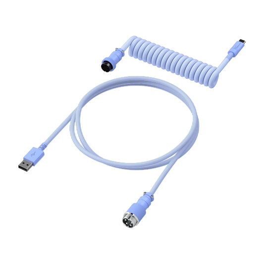 HyperX USB-C Coiled Cable Light Green-White