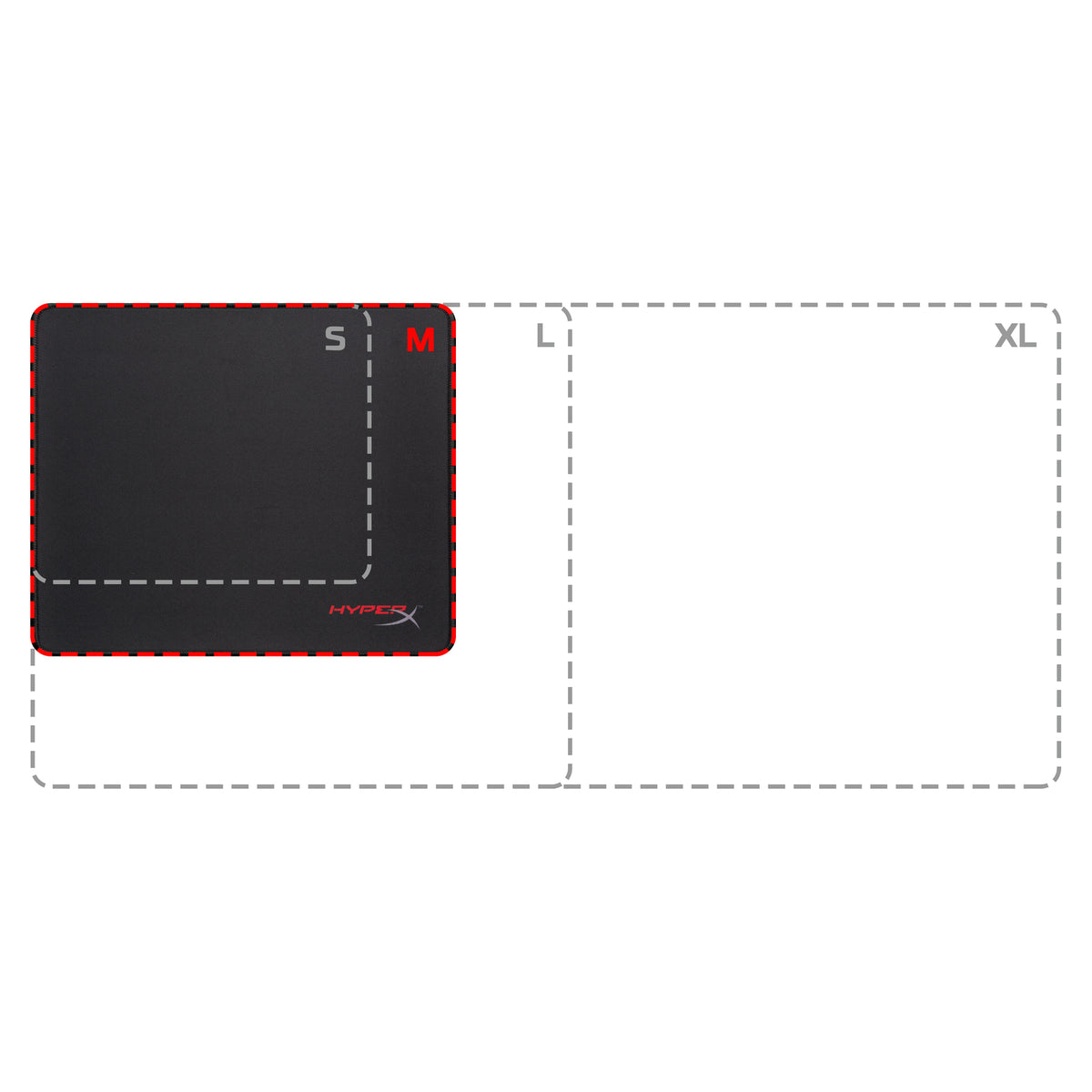 HyperX FURY S - Gaming Mouse Pad - Cloth (M)